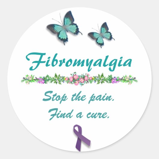 Autocollants Fibromyalgie (Devant)