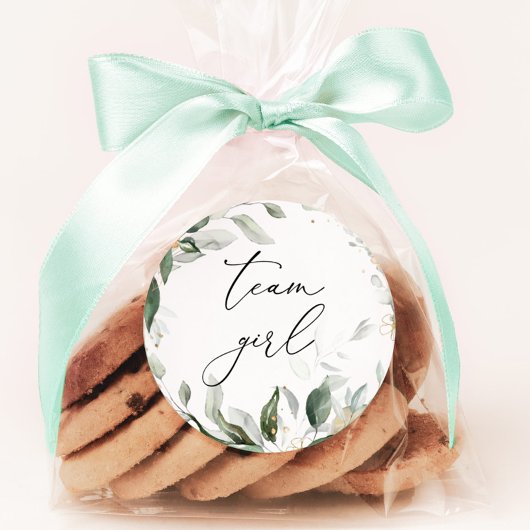 autocollants fille équipe verdure