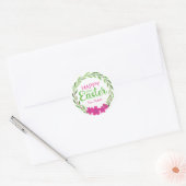 Autocollants Fleur de Pâques (Rose Vert) (Enveloppe)