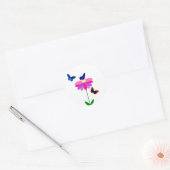 Autocollants Fleurs et Papillons (Enveloppe)