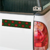 Autocollants Fleurs Rouges (Sur camion)