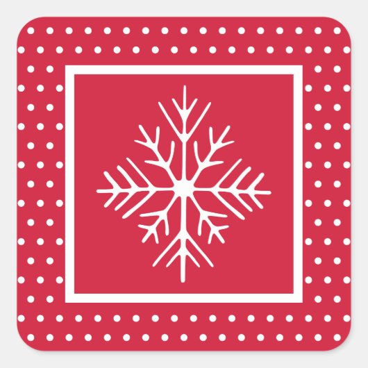 Autocollants Flocon de neige (Devant)