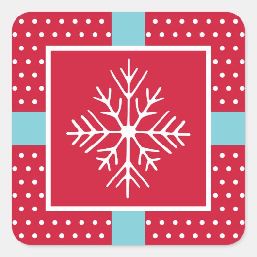 Autocollants Flocon de Neige (Devant)