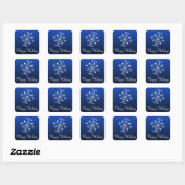 Autocollants Flocon de Neige Bleu (Feuille)