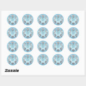 Autocollants flocon de neige Frozen Ice Winter Won (Feuille)