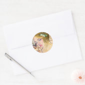 Autocollants Flora portrait fille (Enveloppe)