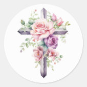 Autocollants Floral Cross (Devant)