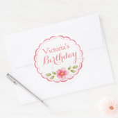 Autocollants Floral Grace (Enveloppe)
