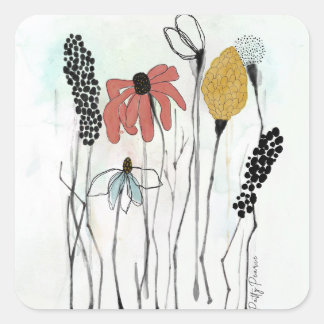 Autocollants floraux