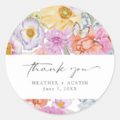 Autocollants floraux brillants (Devant)