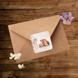 Autocollants Floraux Faye Aquarelle