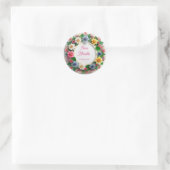 Autocollants floraux mendhi faveur (Sac)