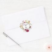 Autocollants floraux pour mariage (Enveloppe)