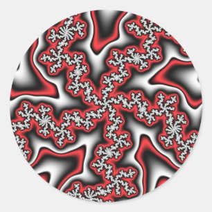 Autocollants fous par flocons de neige