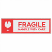 Autocollants Fragiles Manipuler avec Soin (Devant)