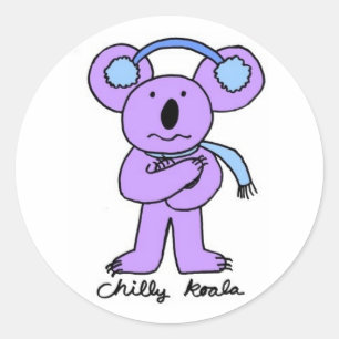 Autocollants frais de koala
