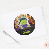 Autocollants Frankenstein Halloween Enfants Person (Enveloppe)