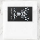 Autocollants Freedom Eagle personnalisés (Sac)