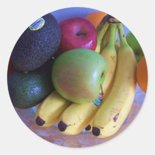 autocollants fruités