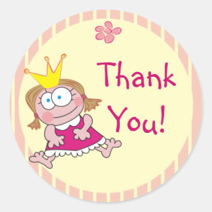 Autocollants Girly mignons de Merci