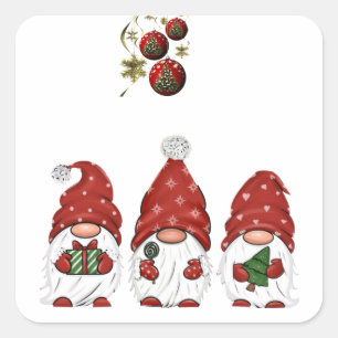 Autocollants "Gnome for the Holidays"