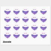 Autocollants "Good Job" avec papillon violet (Feuille)