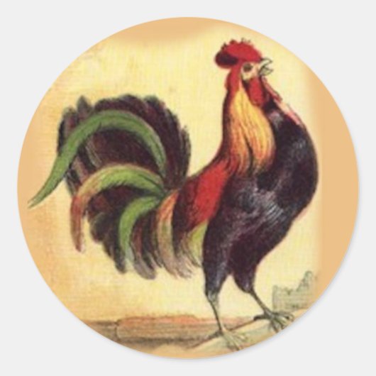 Autocollants Gorgeoud Rooster (Devant)