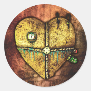 Autocollants gothiques moins cassés d'un art de