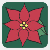 Autocollants Grande Poinsettia (Devant)