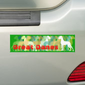 Autocollants Grands Danois (En voiture)