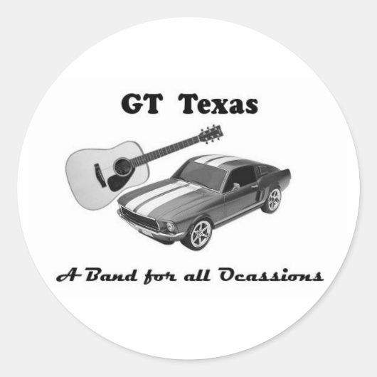 Autocollants GT Texas (Devant)