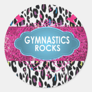 Autocollants gymnastiques mignons d'ÉTINCELLE de
