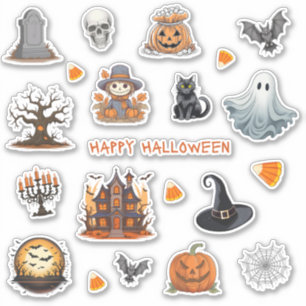 Autocollants Halloween Autocollants pour Journal
