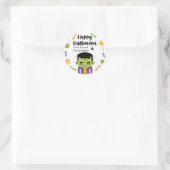 autocollants Halloween bonbons Frankenstein (Sac)
