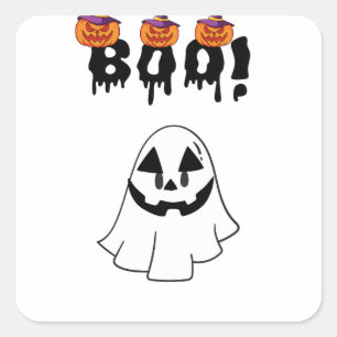 autocollants halloween boo