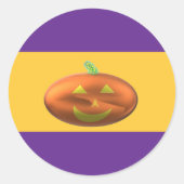 Autocollants Halloween Citrouille (Devant)