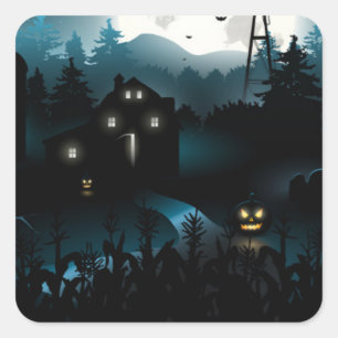 Autocollants Halloween-Citrouilles