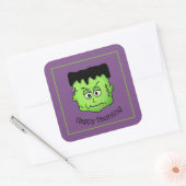 Autocollants Halloween Frankenstein (Enveloppe)