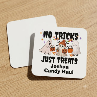 Autocollants Halloween Personnalisés pour Enfants,
