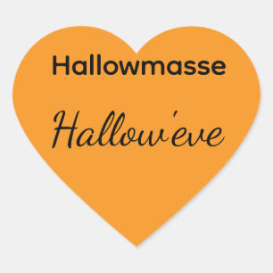 Autocollants hallow'eve pour soirée halloween