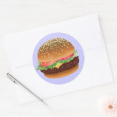Autocollants Hamburger (Enveloppe)