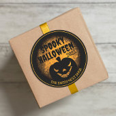 Autocollants Happy Halloween Jack-O-Lantern