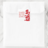 autocollants Heureuses Saintes-Valentin rouges bla (Sac)