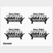 Autocollants Honey Badger Hunter (Feuille)