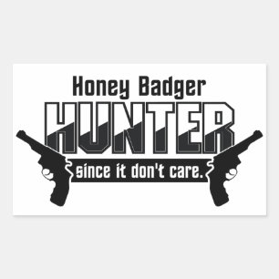 Autocollants Honey Badger Hunter