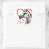 Autocollants Horse Love (Sac)