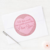 autocollants "I LOVE YOU" (Enveloppe)