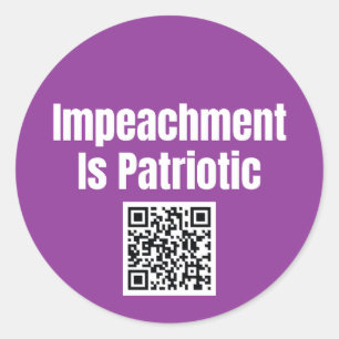 Autocollants Impeachment est Patriotique