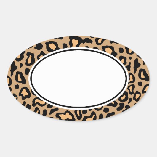 Autocollants Imprimé Animal Léopard (Devant)