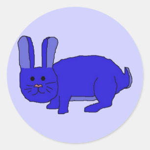 Autocollants Indigo Bunny